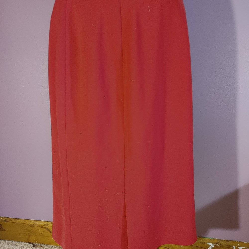 Red Rafael A-Line Skirt